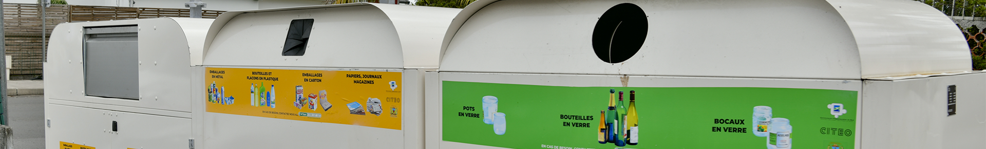 Les poubelles de tri