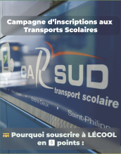 Campagne d'inscription aux transports scolaires, pourquoi soucrire à lécool en 5 points