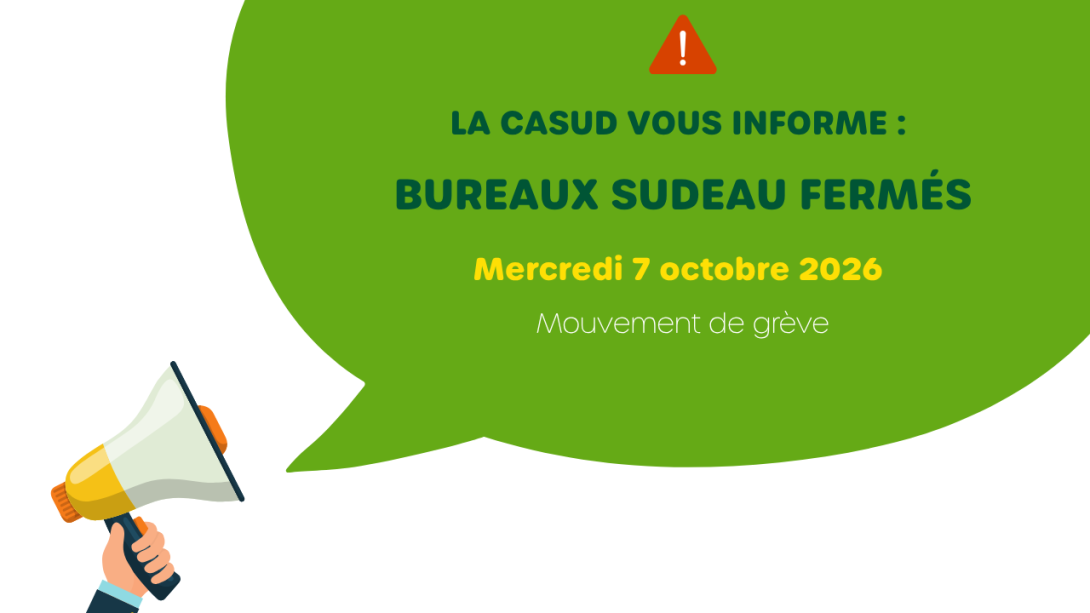 Fermeture bureaux SUDEAU